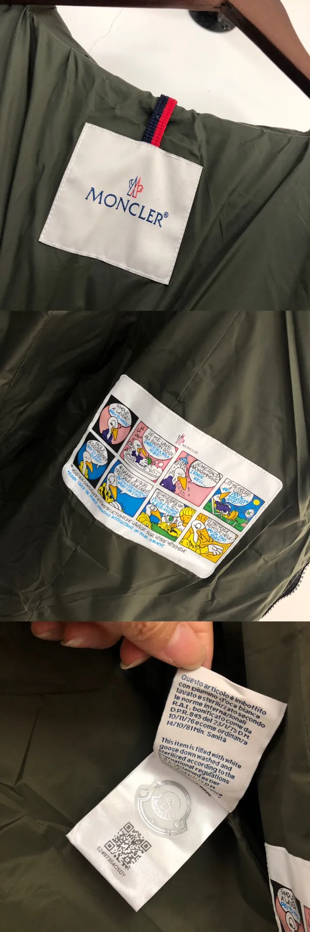 —————🧡 💅 MONCLER 🙎🙎 ！Original Authentic， ， ， ， ， ， ， ， %90 ，%10 ：Black， Green Size:1-4